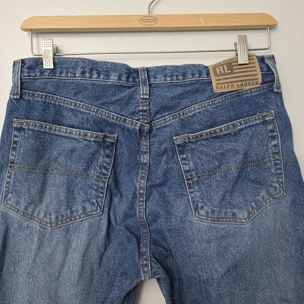 Polo Jeans Company Ralph Lauren Mens Jeans Size 32x30 Straight Fit Denim - Picture 4 of 9